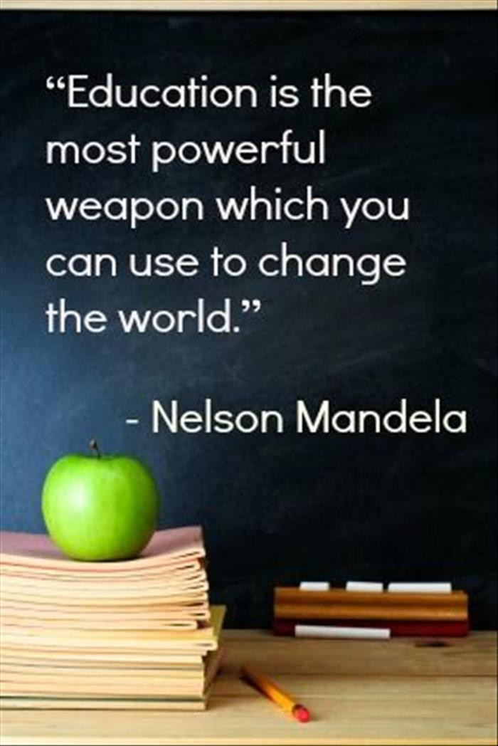 Inspirational Quote About Education
 Quotes about School nutrition 39 quotes