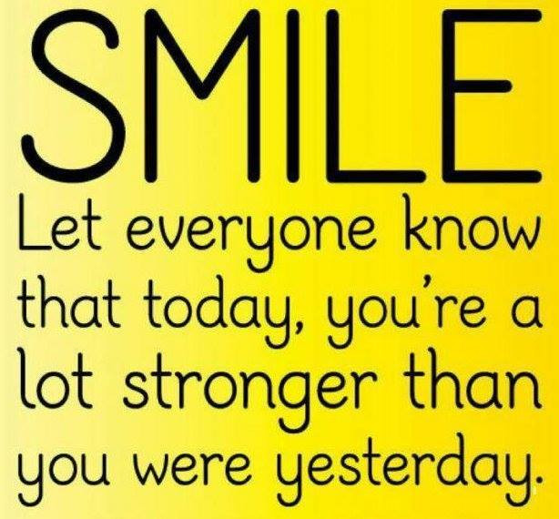 Inspirational Quotes About Smile
 Smile Quotes Stronger Quotes