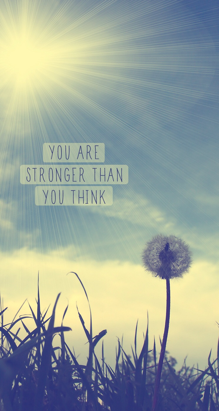 Inspirational Quotes Background
 Download You Are Strong Apple iPhone 5s HD Wallpapers