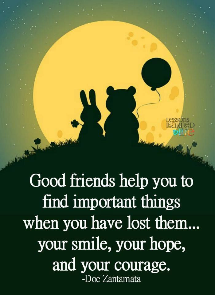 Inspirational Quotes For Best Friends
 Good friend Inspirational quotes about life friendship