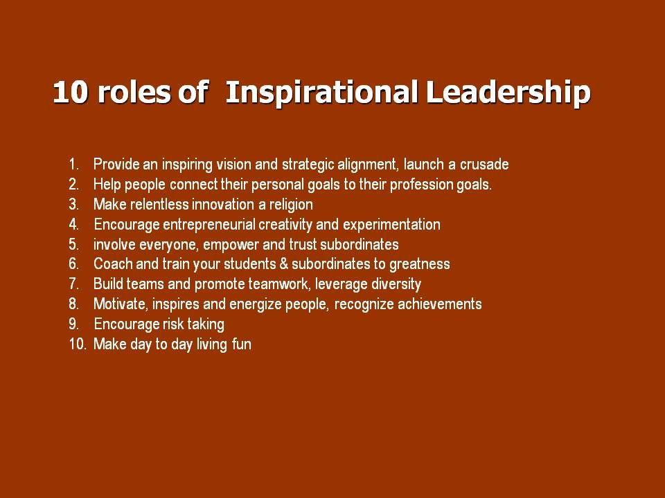 Inspirational Quotes For Leaders
 Cavalier INSPIRATIONAL LEADERSHIP