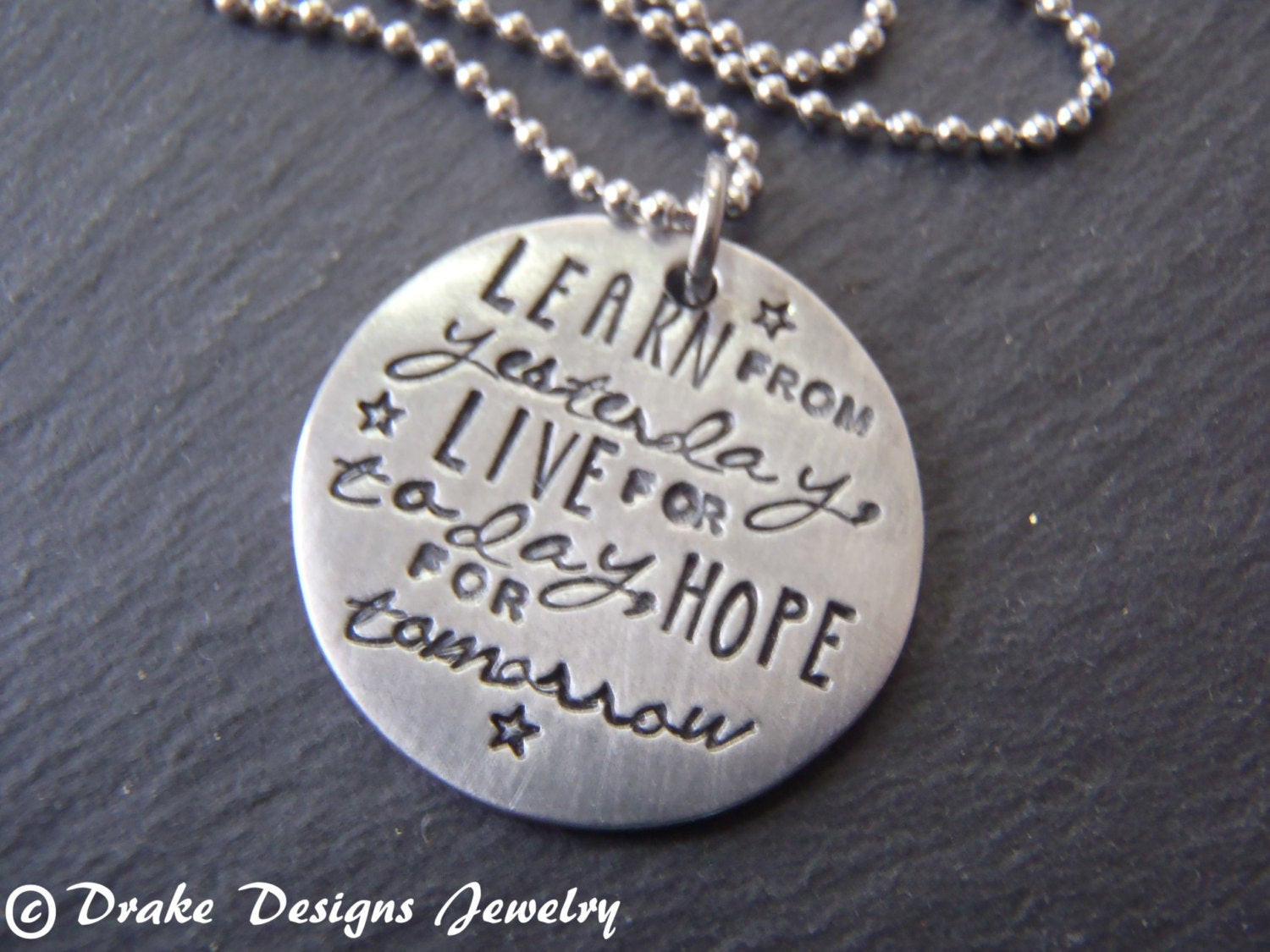Inspirational Quotes Jewellery
 inspirational quote jewelry inspirational necklace graduation