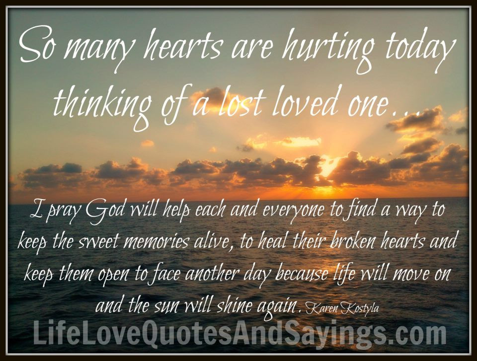 Inspirational Quotes Loss Loved One
 INSPIRATIONAL QUOTES ABOUT LOSING A LOVED ONE TO DEATH