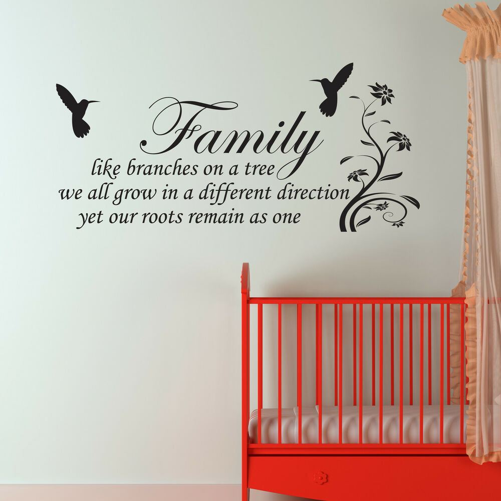 Inspirational Quotes Wall Art
 Family Inspirational Wall Art Wall Quote Sticker Art