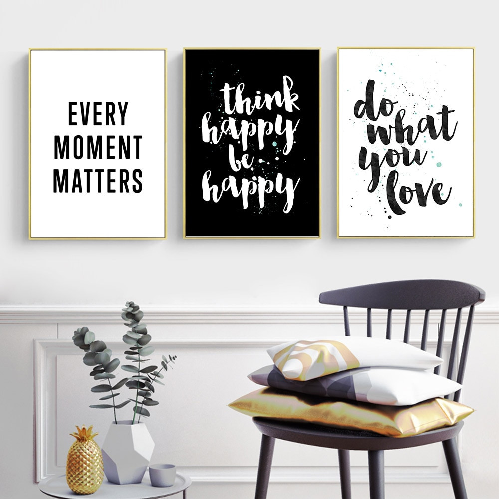 Inspirational Quotes Wall Art
 Aliexpress Buy Inspirational Quote Canvas Posters