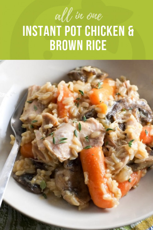 Instant Pot Recipes One Pot
 All in one Instant Pot Chicken and Brown Rice Super