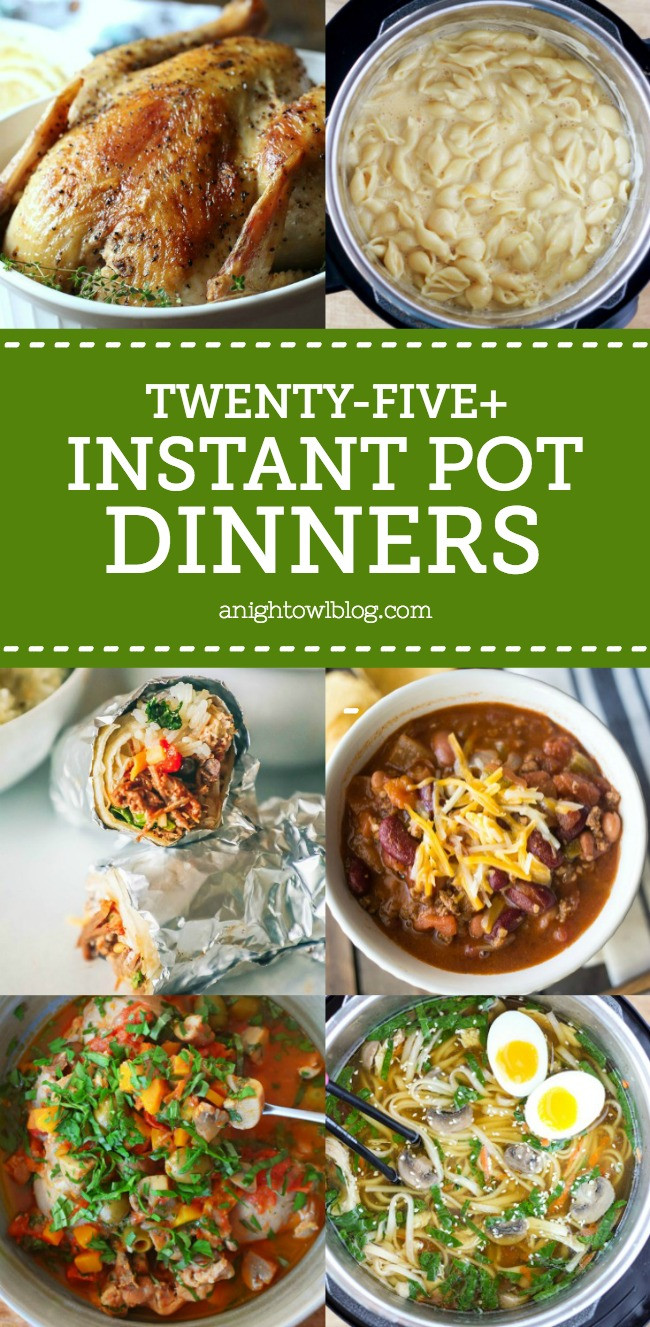 Instant Pot Recipes One Pot
 25 Instant Pot Dinner Recipes