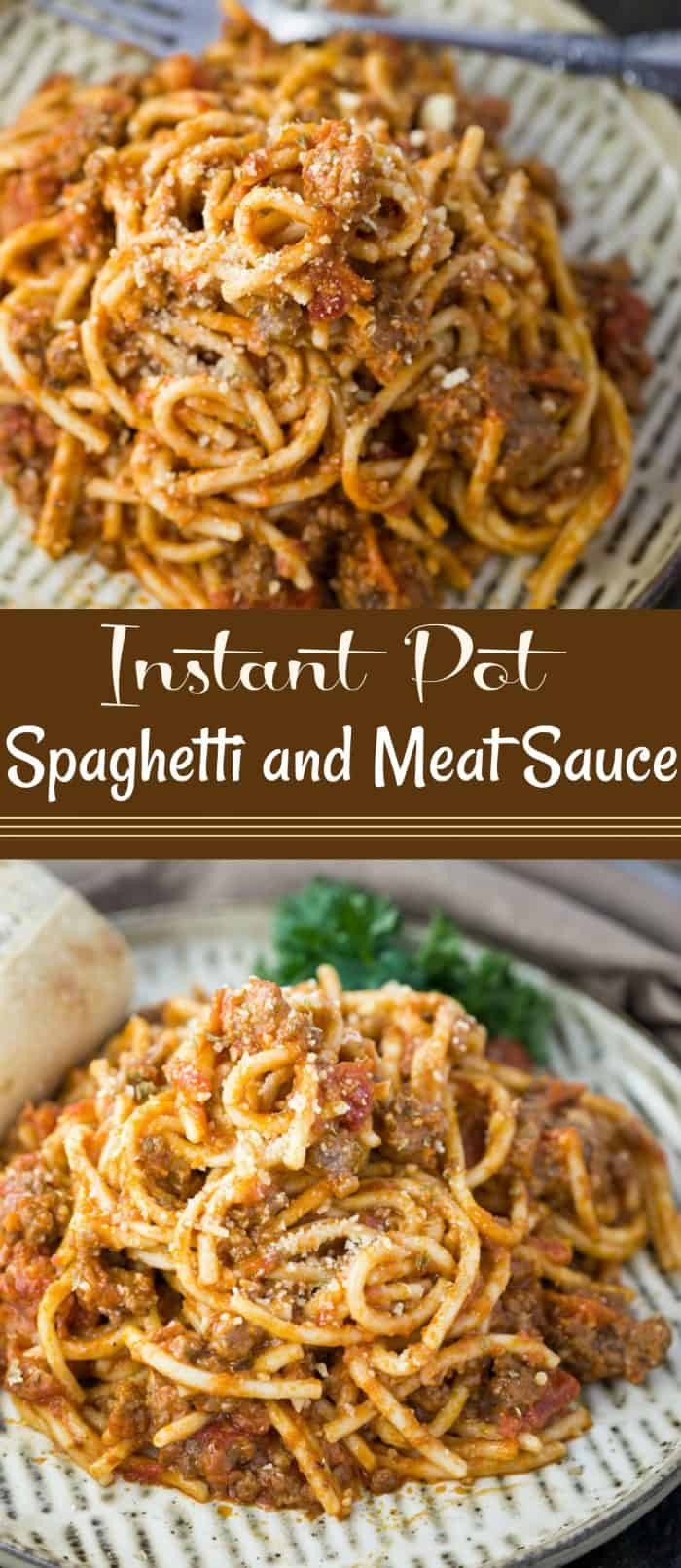 Instant Pot Spaghetti Meat Sauce
 Instant Pot Spaghetti and Meat Sauce The Cozy Cook