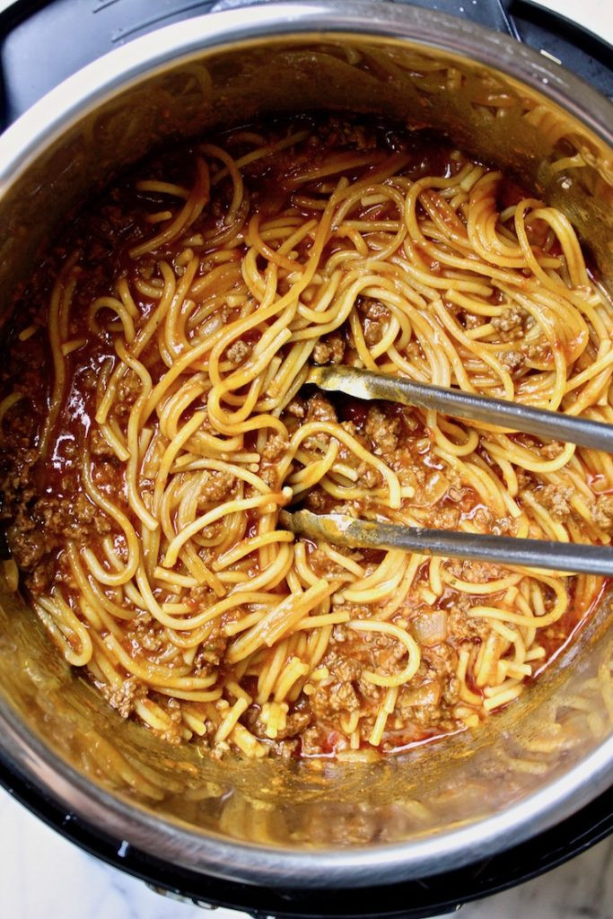 Instant Pot Spaghetti Meat Sauce
 Instant Pot Spaghetti with Meat Sauce Recipe
