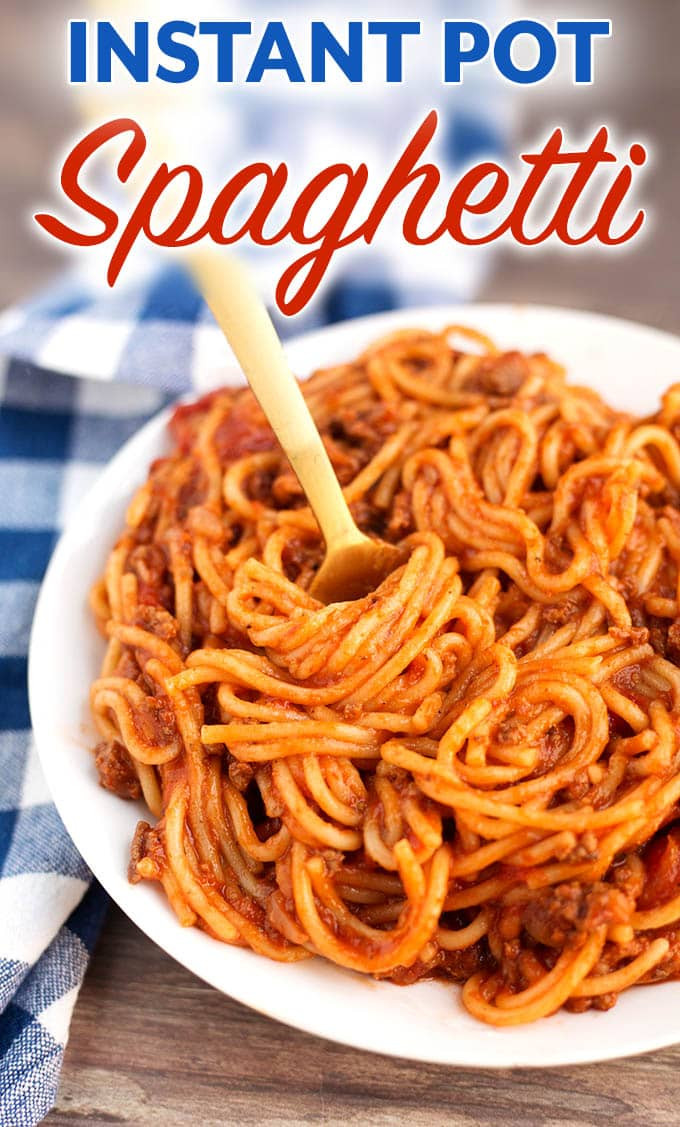 Instant Pot Spaghetti Meat Sauce
 Instant Pot Spaghetti with Meat Sauce