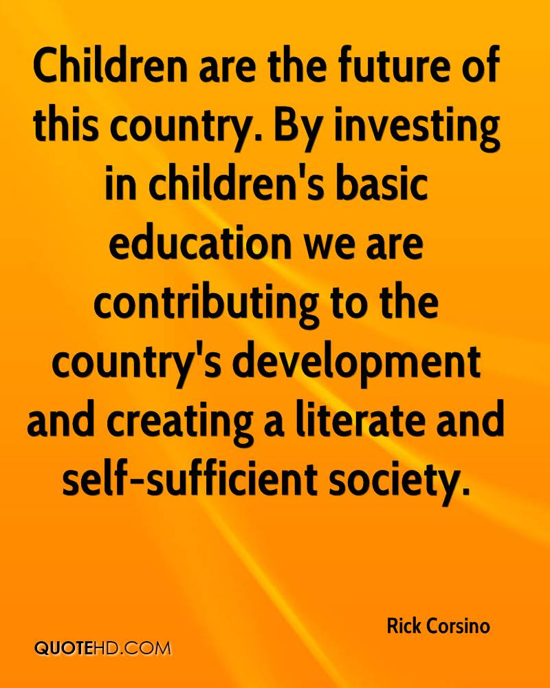 Investing In Education Quotes
 Rick Corsino Quotes