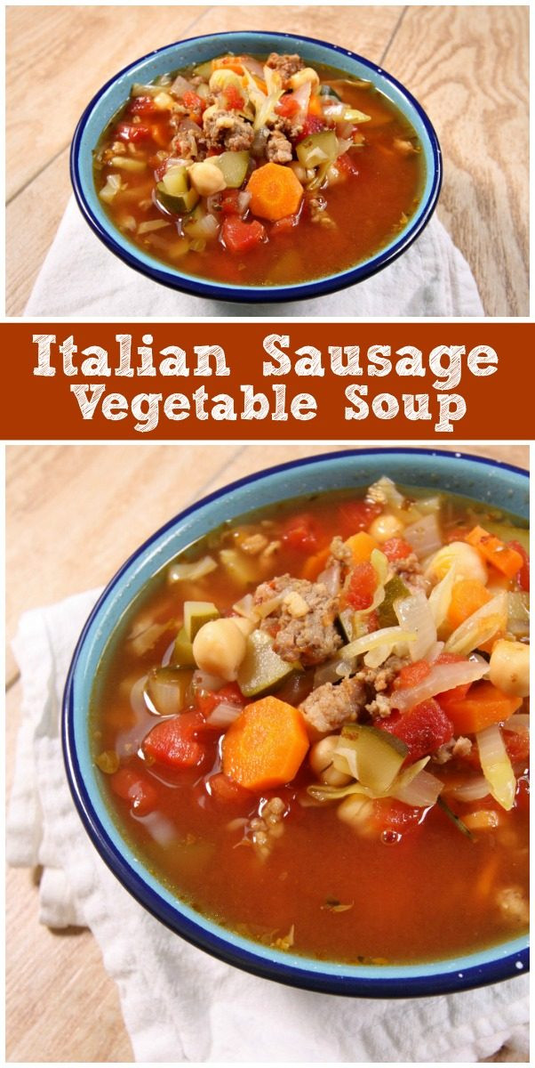 Italian Vegetable Soup Recipes
 Italian Sausage Ve able Soup Recipe Girl