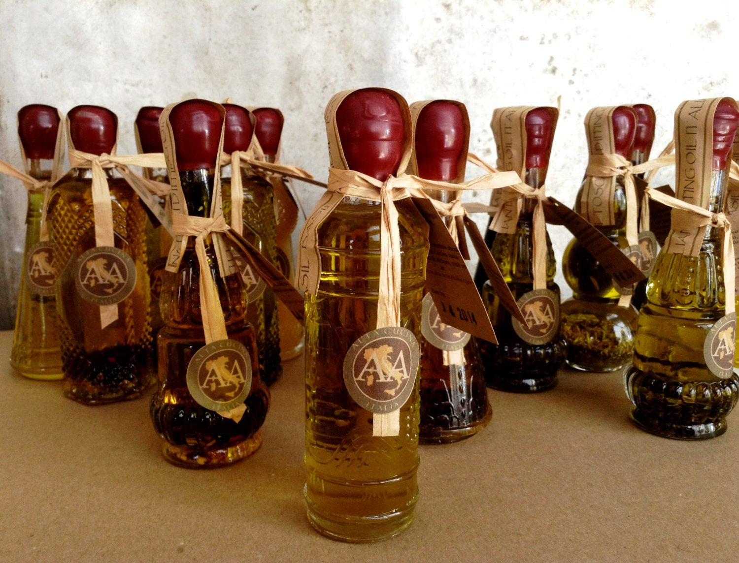 Italian Wedding Gifts
 Items similar to Italian Wedding Favors Infused Olive Oils