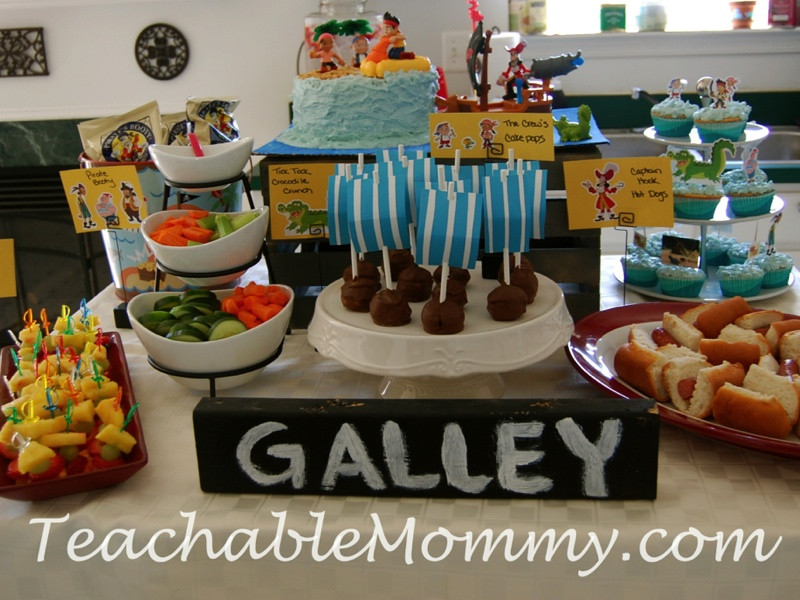 Jake And The Neverland Pirates Party Food Ideas
 Jake and The Neverland Pirates Birthday Party Teachable