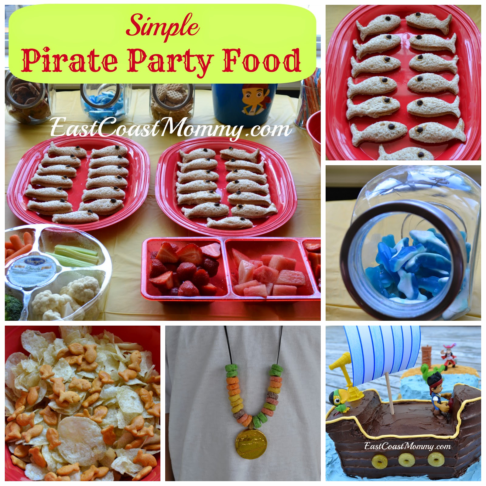 Jake And The Neverland Pirates Party Food Ideas
 East Coast Mommy Jake and the Neverland Pirates Party Food