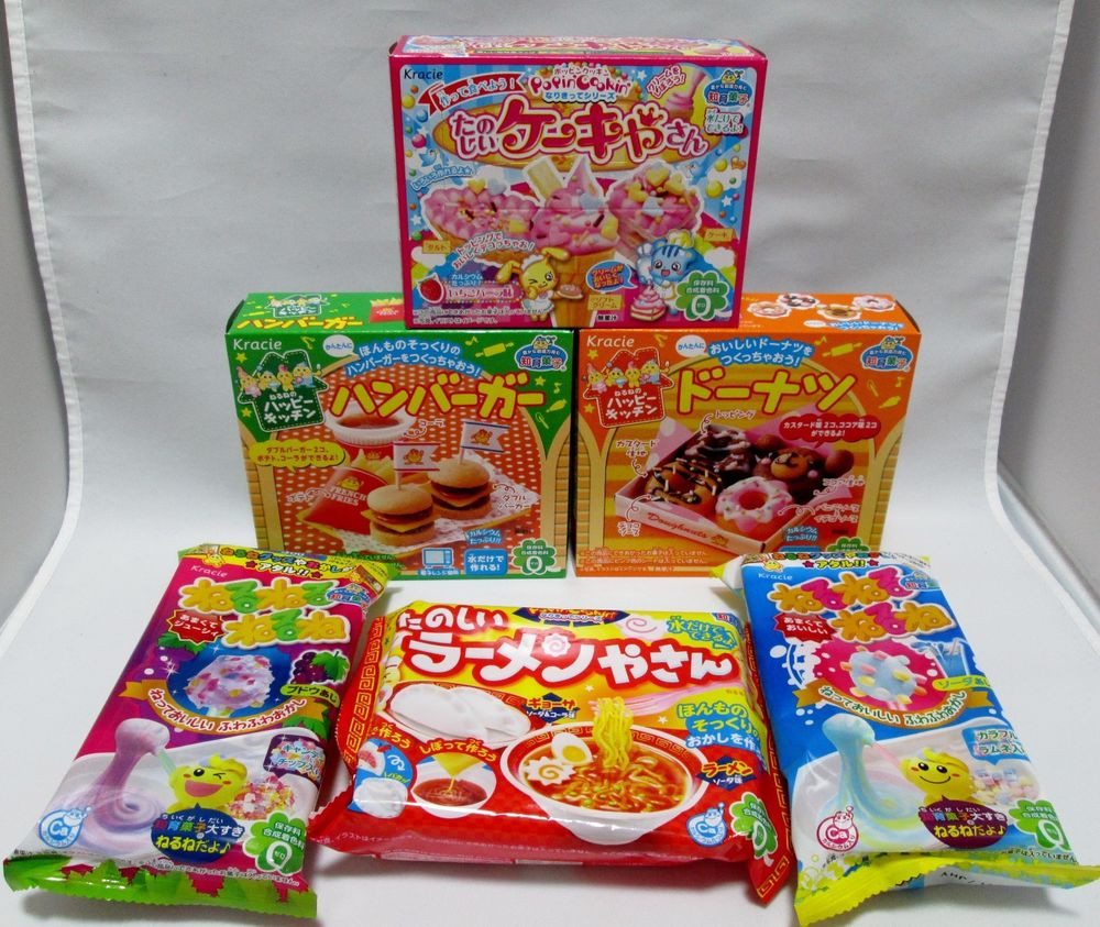 Japan DIY Kit
 6 pcs Kracie DIY making kit Happy Kitchen popin cookin