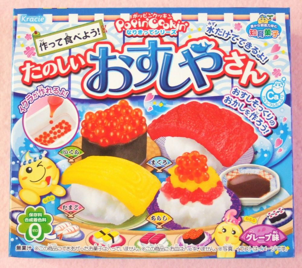 Japan DIY Kit
 Kracie Popin Cookin Sushi Japanese Candy Making Kit New