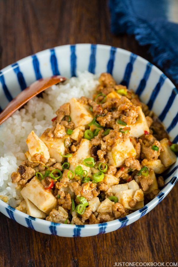 Japanese Pork Tofu Recipes
 Mapo Tofu 麻婆豆腐 • Just e Cookbook