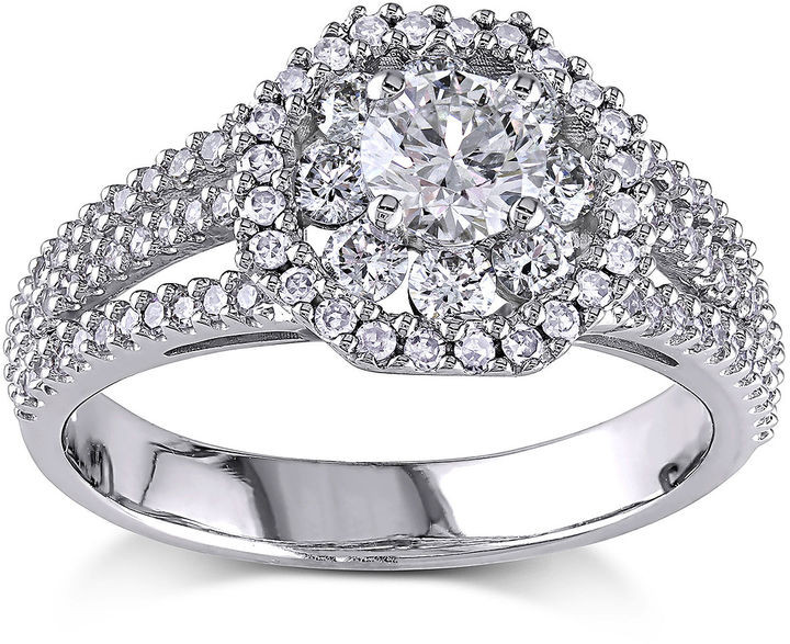 Jcpenney Wedding Rings
 JCPenney MODERN BRIDE 1 CT T W Diamond 14K White Gold