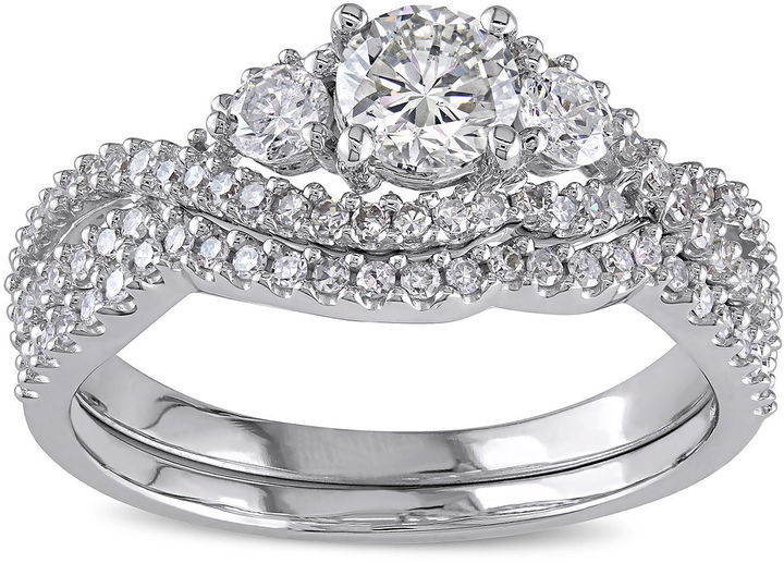 Jcpenney Wedding Rings
 JCPenney MODERN BRIDE 1 CT T W Diamond 14K White Gold 3