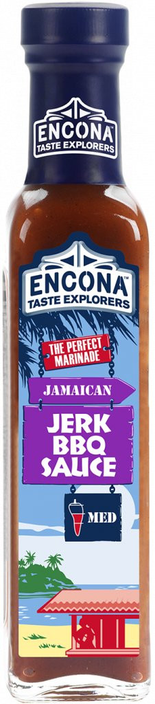 Jerk Bbq Sauce
 Encona Jamaican Jerk BBQ Sauce 142ml Tjin s Toko