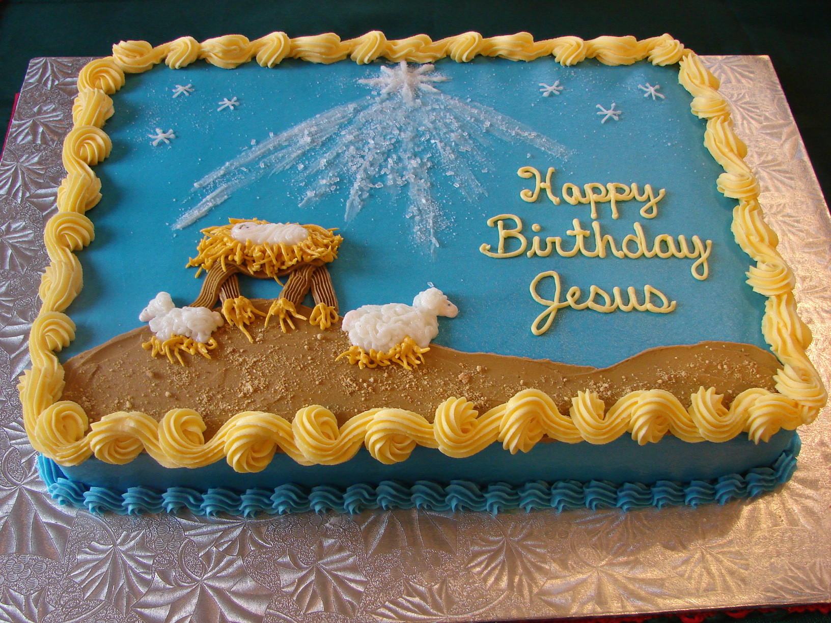 Jesus Birthday Cake
 1000 images about Baby Jesus Cakes on Pinterest