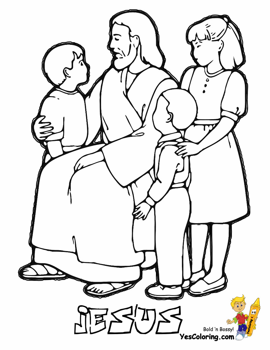 Jesus Coloring Pages For Kids
 Glorious Jesus Coloring Bible Coloring
