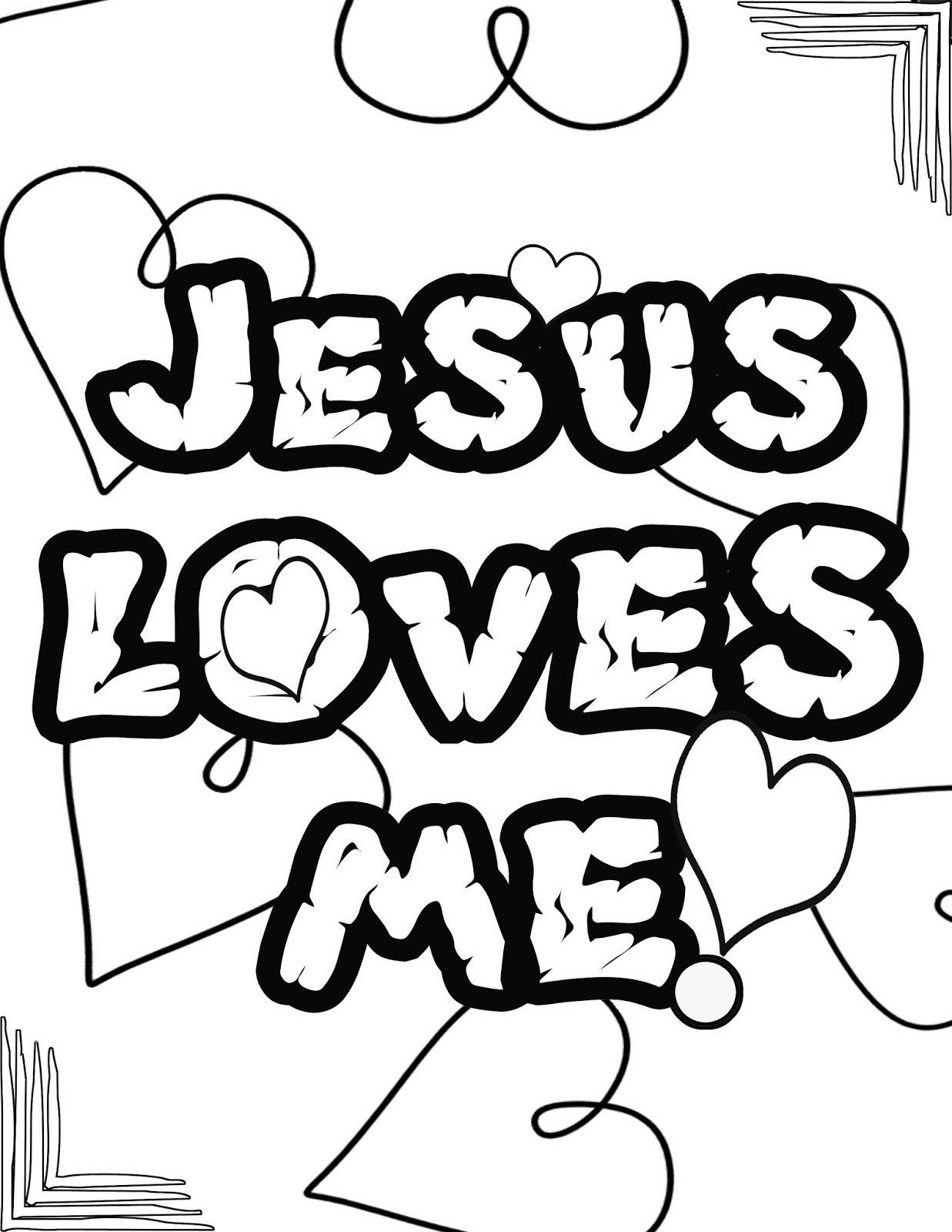 Jesus Loves Me Coloring Pages Printables
 Let Me Be A Blessing Ministries Jesus Loves me Coloring