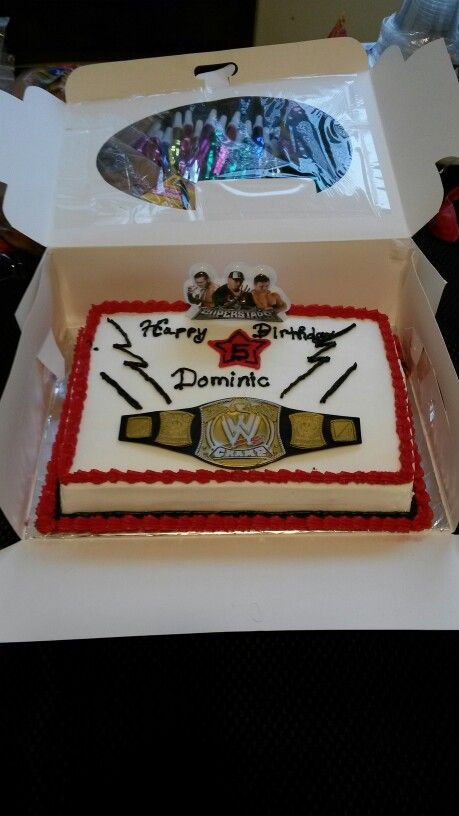 John Cena Birthday Cake
 WWE John Cena birthday cake