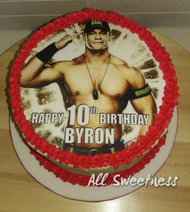 John Cena Birthday Cake
 148 best All Sweetness images on Pinterest