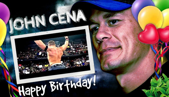 John Cena Birthday Card
 Congratulations John Cena on your 35th Birthday Born