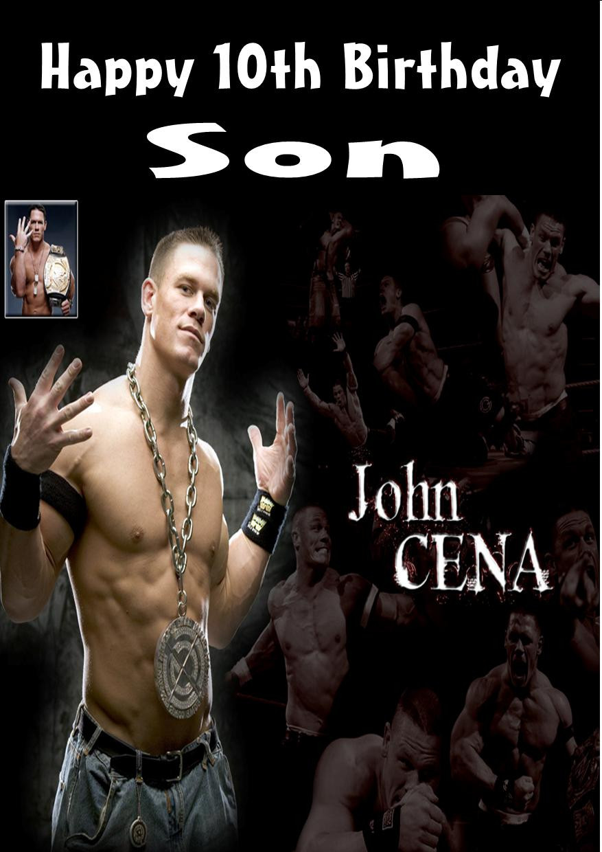John Cena Birthday Card
 Personalised John Cena Birthday Card