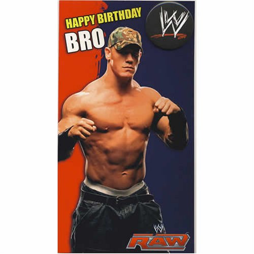 John Cena Birthday Card
 Wwe Wrestling Birthday Cards