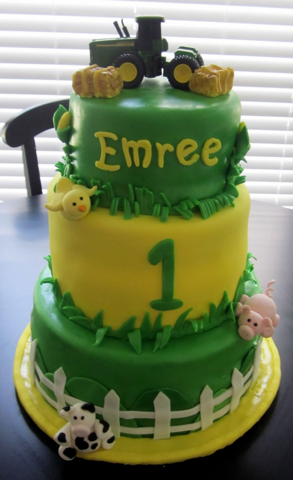 John Deere Birthday Cakes
 Darlin Designs John Deere Tiered Cake