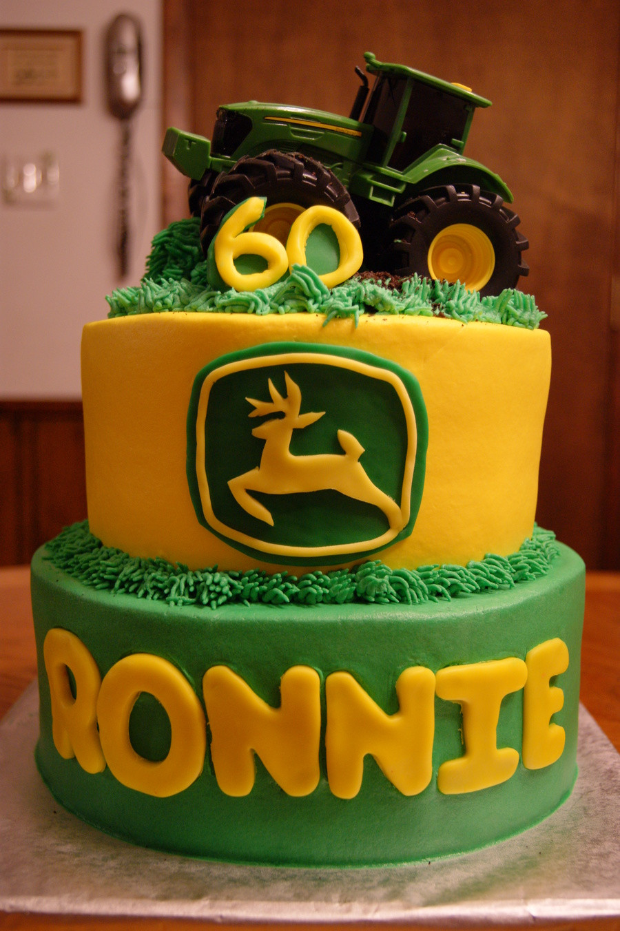 John Deere Birthday Cakes
 John Deere 60Th Birthday Cake CakeCentral