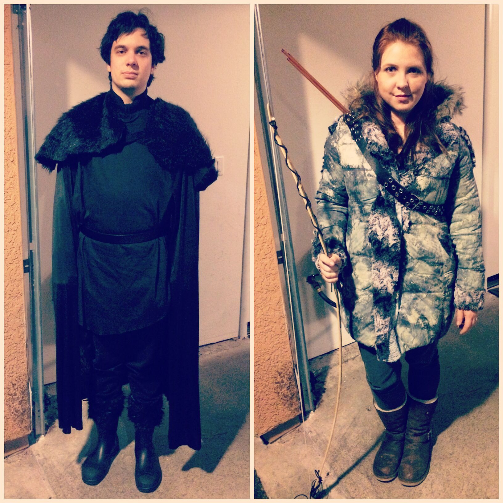 Jon Snow Costume DIY
 our Jon Snow and Ygritte cosplay GoT DIY
