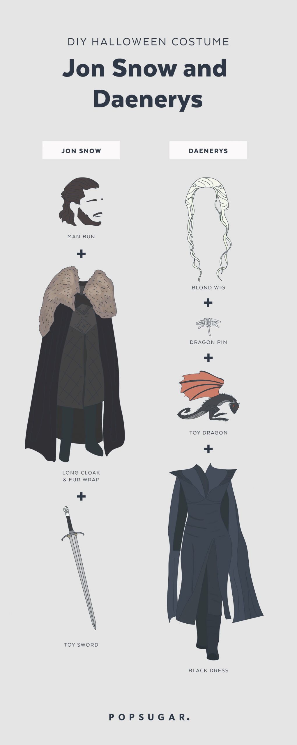 Jon Snow Costume DIY
 Jon Snow and Daenerys Targaryen Costume
