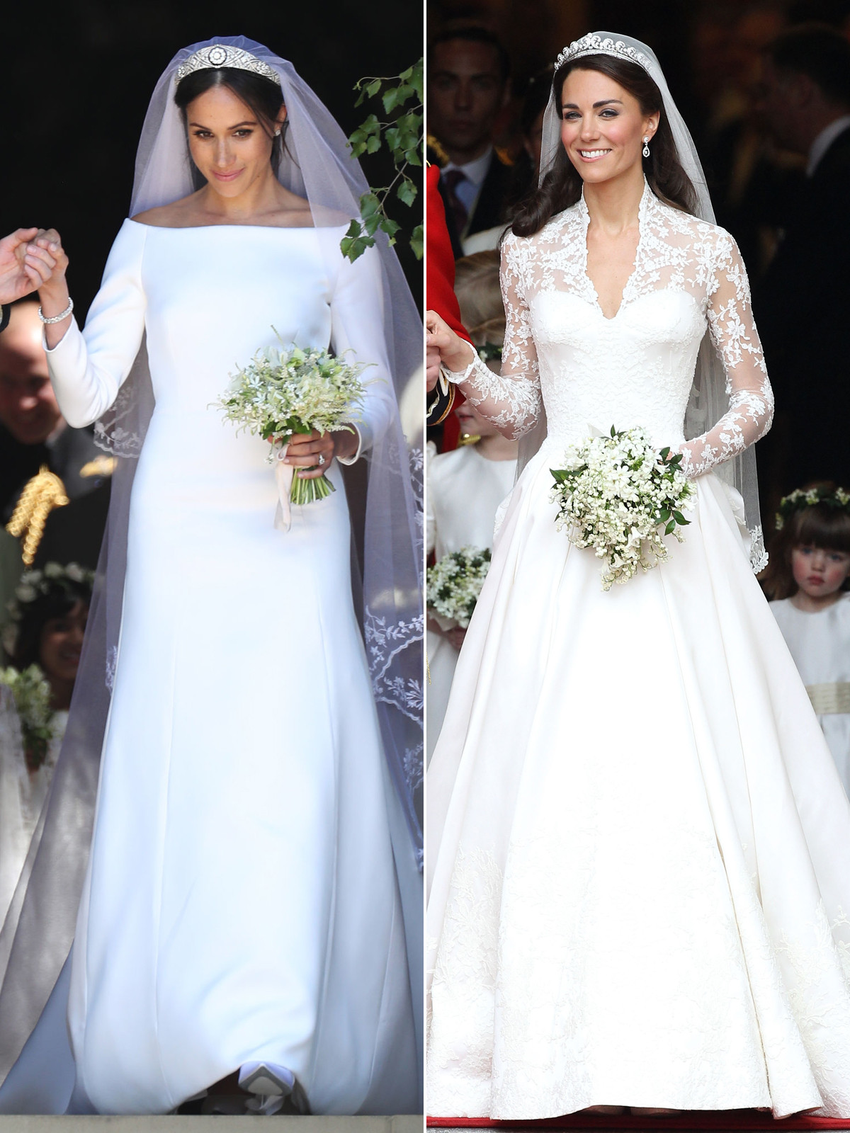 Kate Middleton Wedding Gown
 Meghan Markle and Kate Middleton s Wedding Gowns