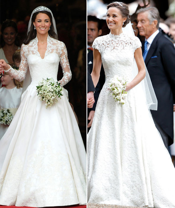 Kate Middleton Wedding Gown
 Pippa Middleton wedding dress Giles Deacon dress the