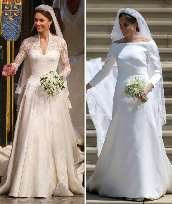 Kate Middleton Wedding Gown
 Meghan Markle wedding dress Kate Middleton and Meghan s