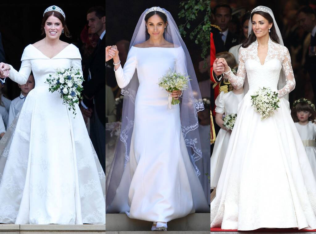 Kate Middleton Wedding Gown
 How Princess Eugenie s Wedding Dress pares to Kate and