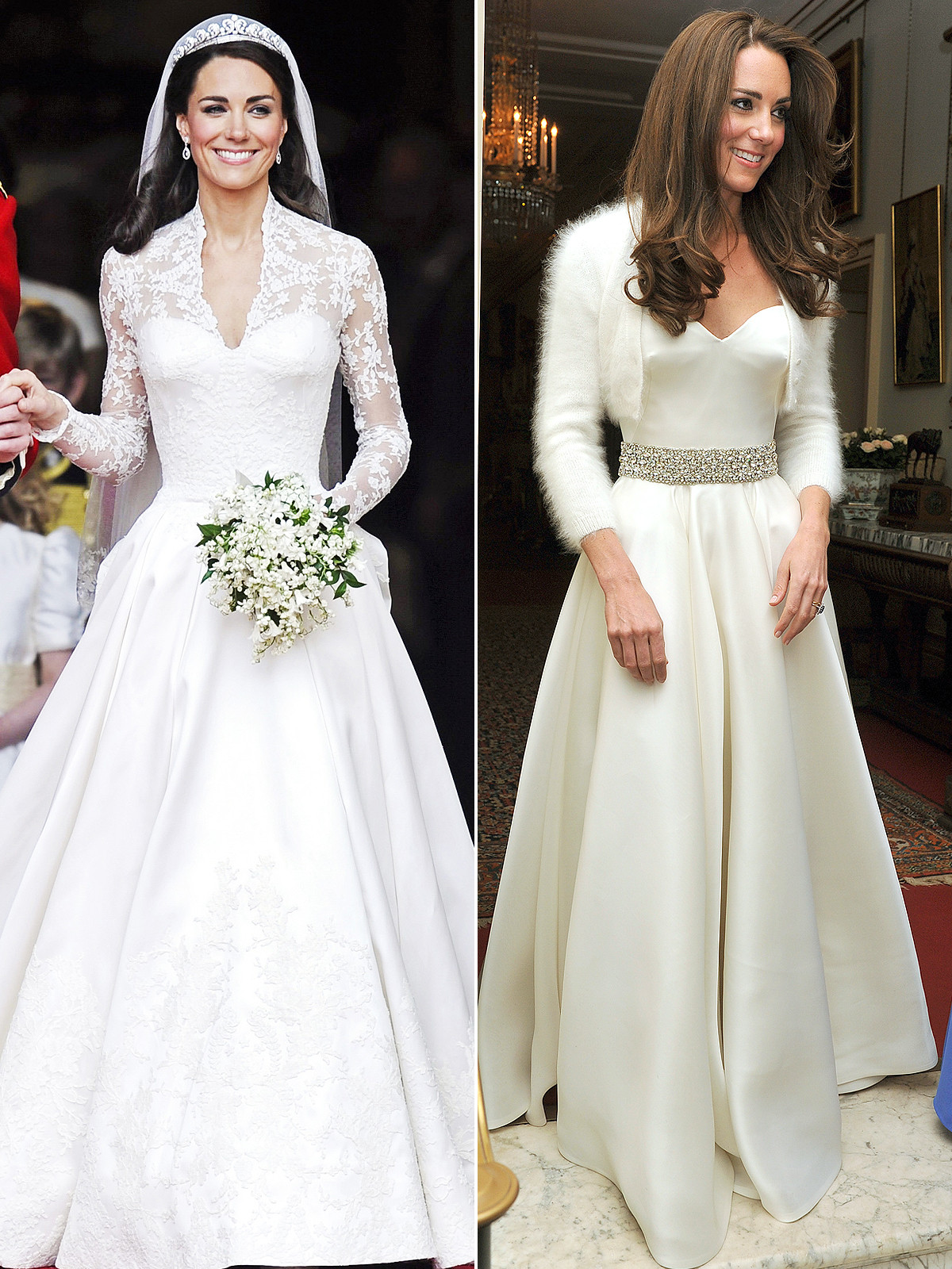 Kate Middleton Wedding Gown
 Pippa Middleton Wearing Two Wedding Dresses Like Kate