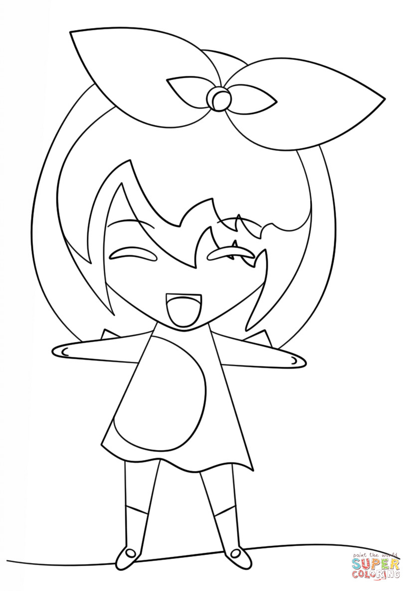 Cute Coloring Pages For Girls Kawaii