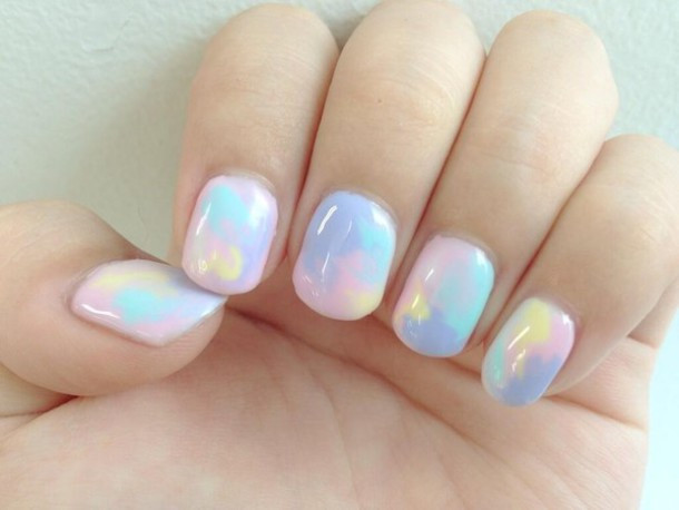 Kawaii Nail Art
 nail polish multicolor nail cute nails tutorial