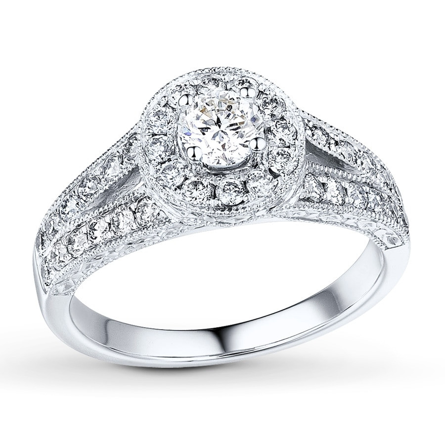 Kay Jewelers Wedding Rings
 Kay Diamond Engagement Ring 5 8 ct tw Round cut 14K