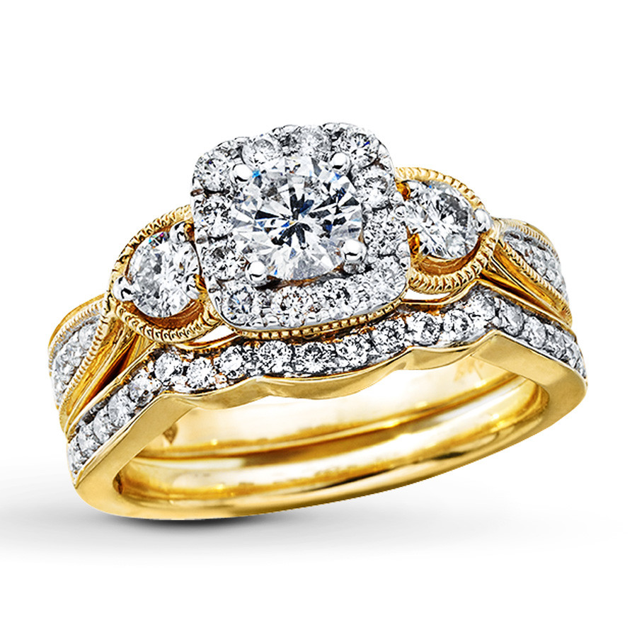 Kay Wedding Rings Sets
 Yellow Gold Bridal Sets Kays Wedding Ring Sets Reset
