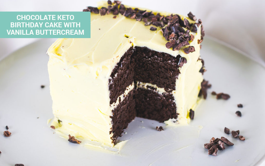 Keto Birthday Cake Recipe
 Chocolate Keto Cake With Vanilla Buttercream Perfect