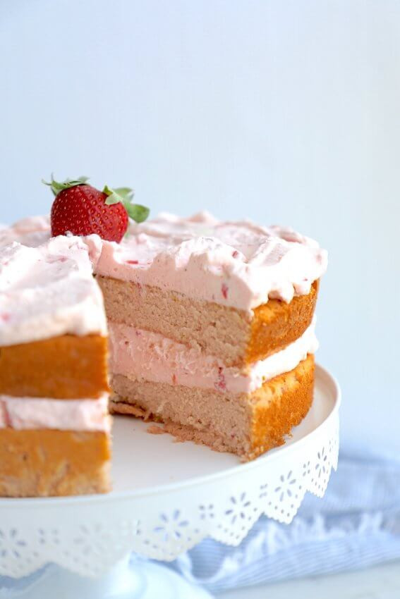 Keto Strawberry Cake
 Keto Strawberry Mousse Cake Low Carb