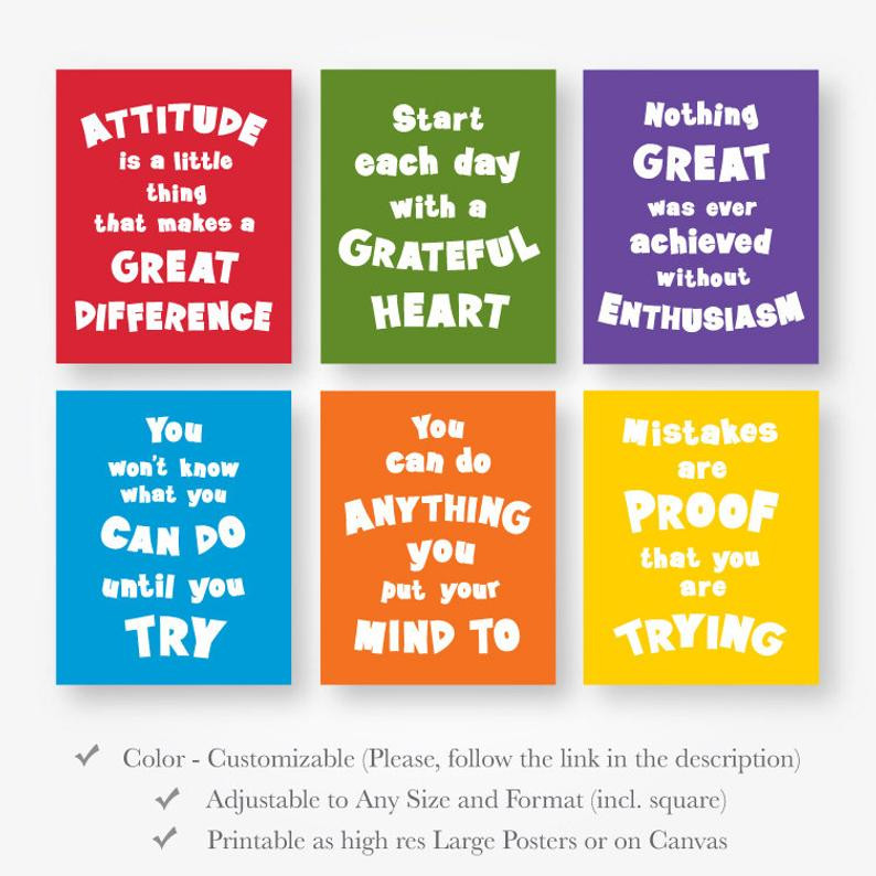 Kid Motivational Quotes
 Inspirational quotes for kids printable