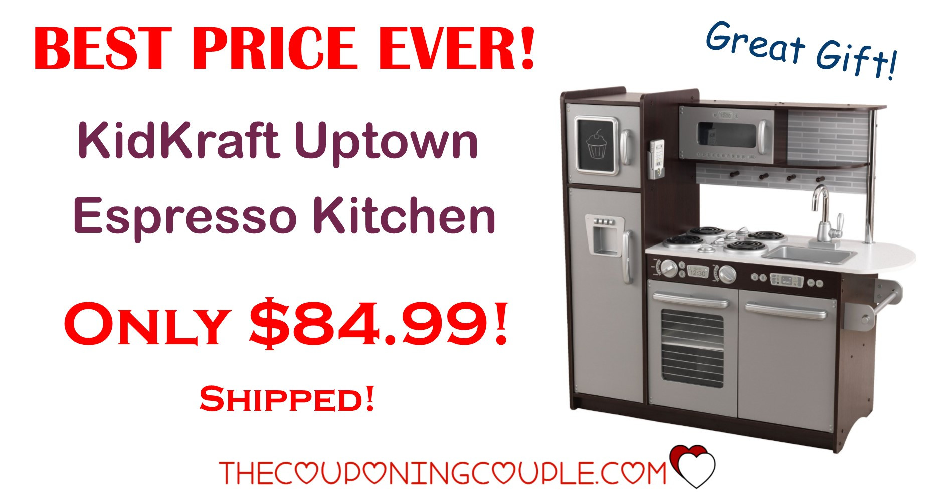 Kidkraft Uptown Kitchen White
 BEST PRICE KidKraft Uptown Espresso Kitchen ly $84 99